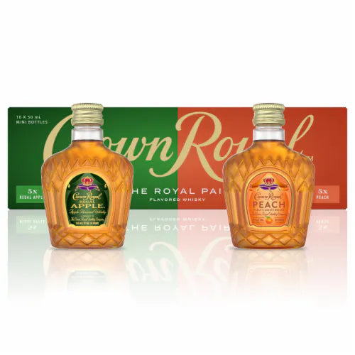 Crown Royal Peach & Apple 50mL 10pk Gift Set