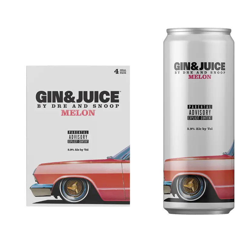 Gin & Juice Melon 355mL 4pk