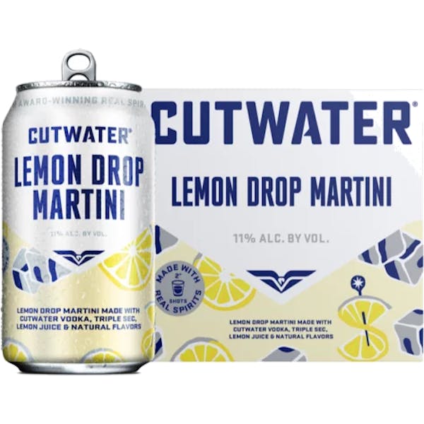 Cutwater Lemon Drop Martini 12oz 4pk