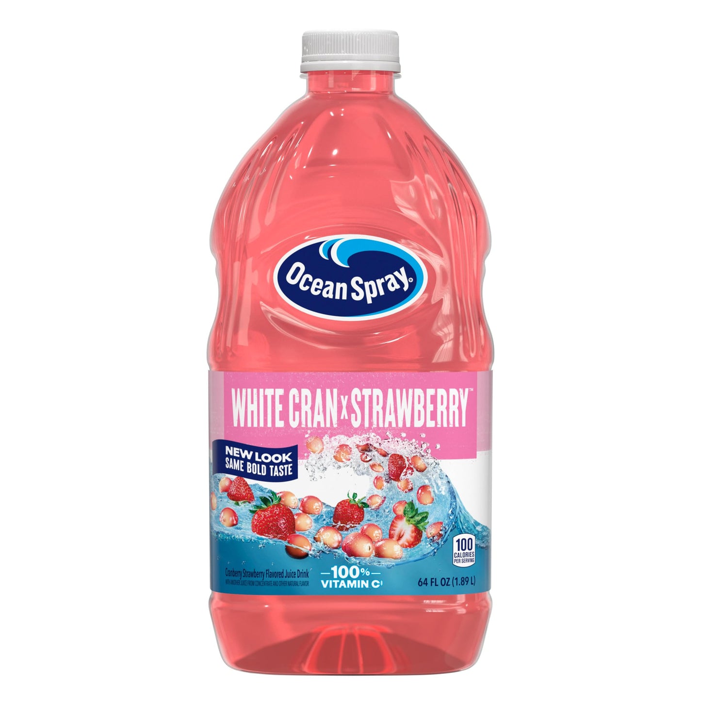 Ocean Spray White Cran X Strawberry Juice Cocktail 64 fl oz