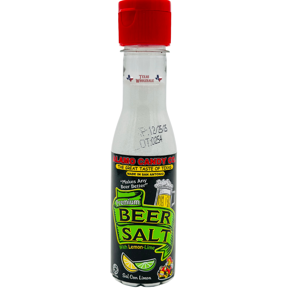 Alamo Candy Co. Premium Lemon Lime Beer Salt 4.75oz PET