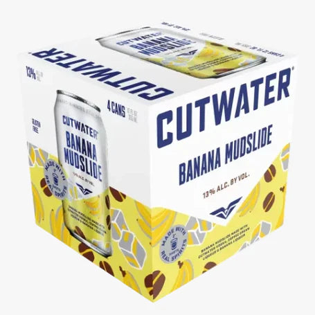 Cutwater Banana Mudslide 12oz 4pk