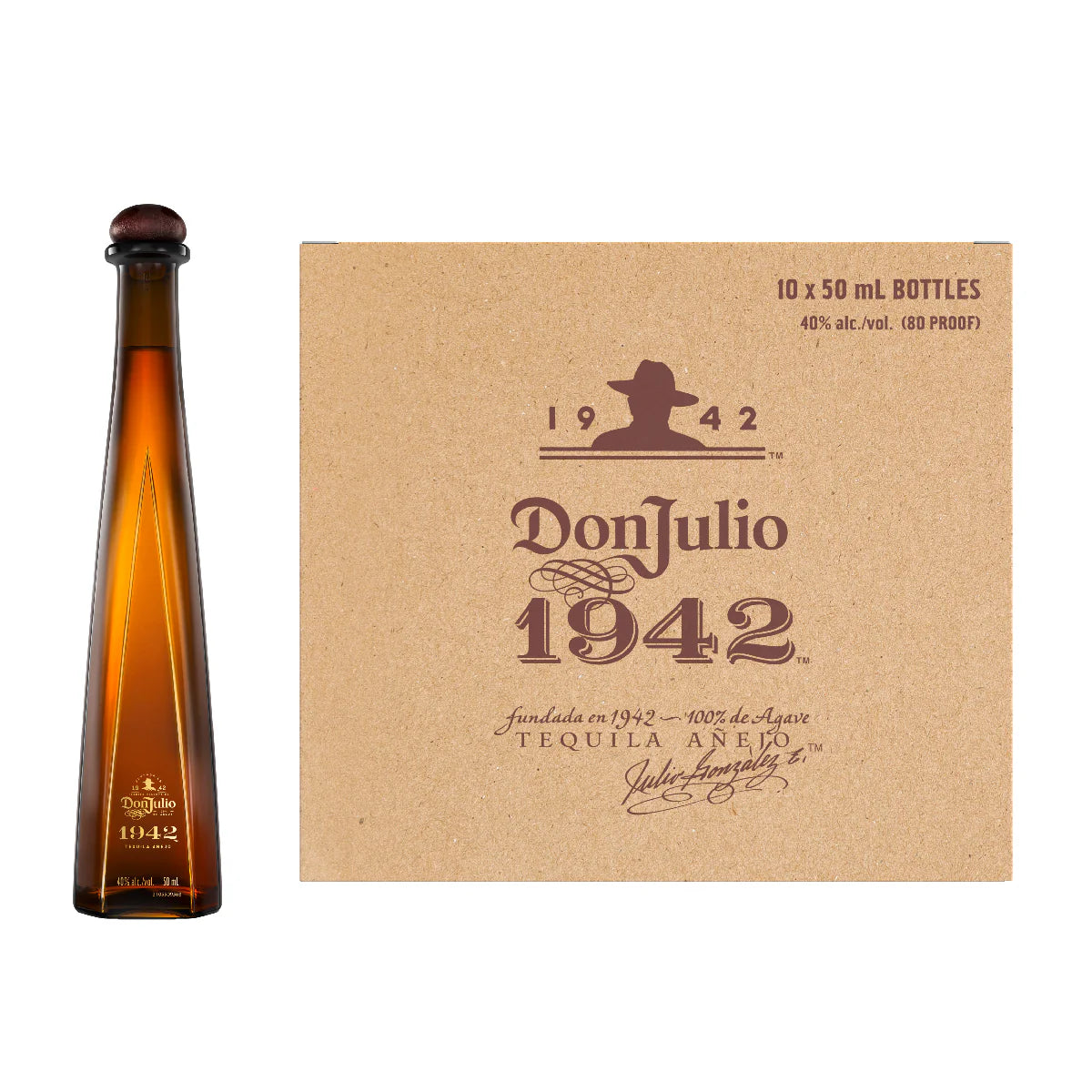 Don Julio 1942 Tequila 50mL 10PK – Alien Liquors Don Julio 1942 Tequila 50mL 10PK – Alien Liquors