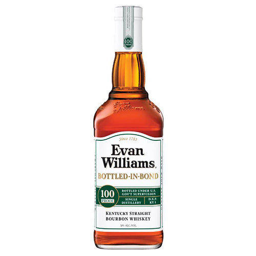 Evan Williams BBN White Label 100pf 750mL