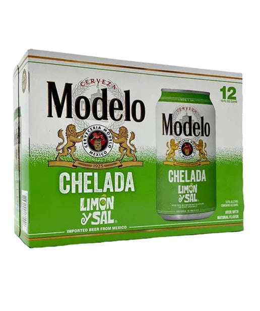 Modelo Chelada Limon y Sal 12oz 12pk