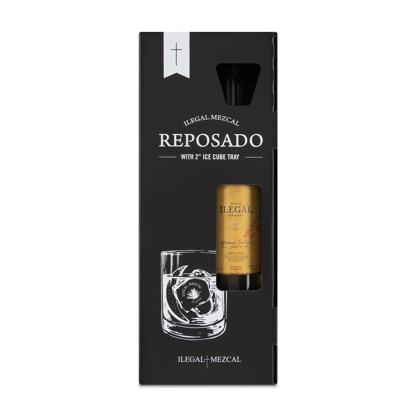 Ilegal Mezcal Reposado w/ Ice Tray 750mL Gift Set