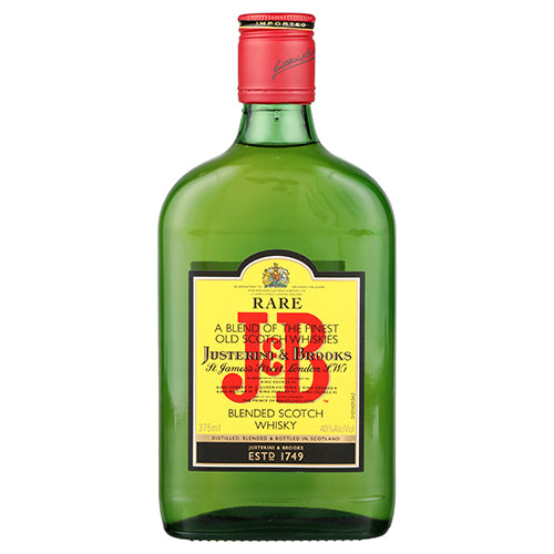 J&B SCOTCH RARE 80 FLASK 375ML 12/CS