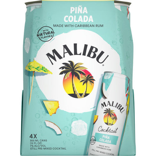 Malibu Pina Colada RTD 4pk 355mL CN