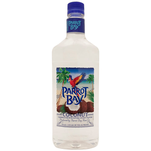 Parrot Bay Rum Coconut 90 Proof Plastic Bottle 750ml