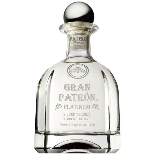 PATRON TEQ GRAN PLATINUM 80 BAR 750ML