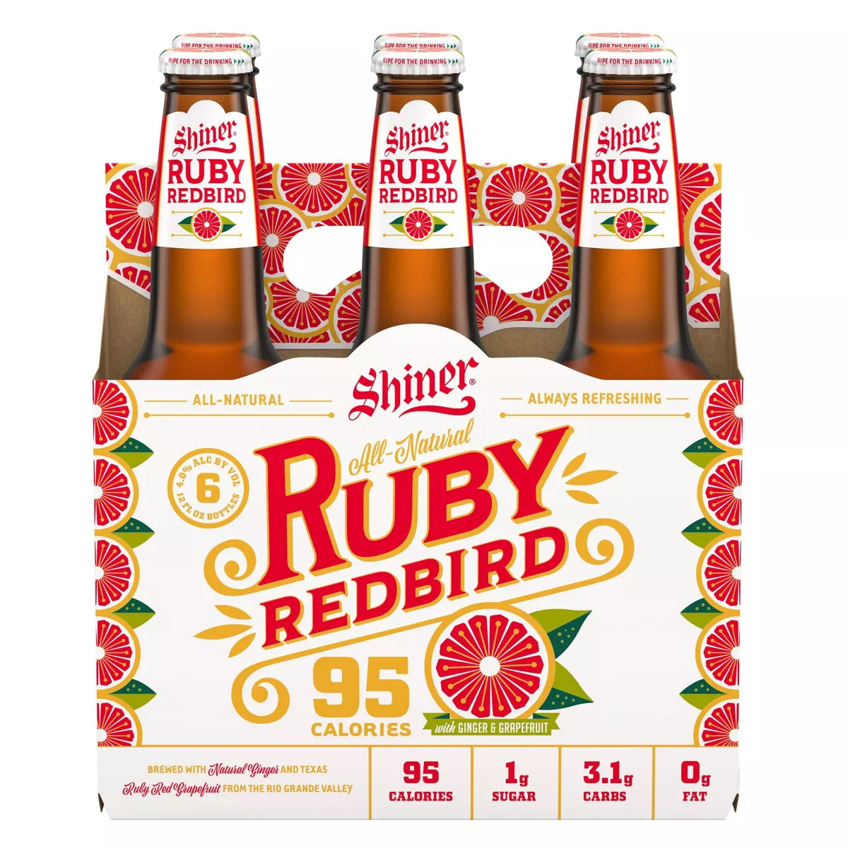 Shiner Redbird 12oz BTL 6pk