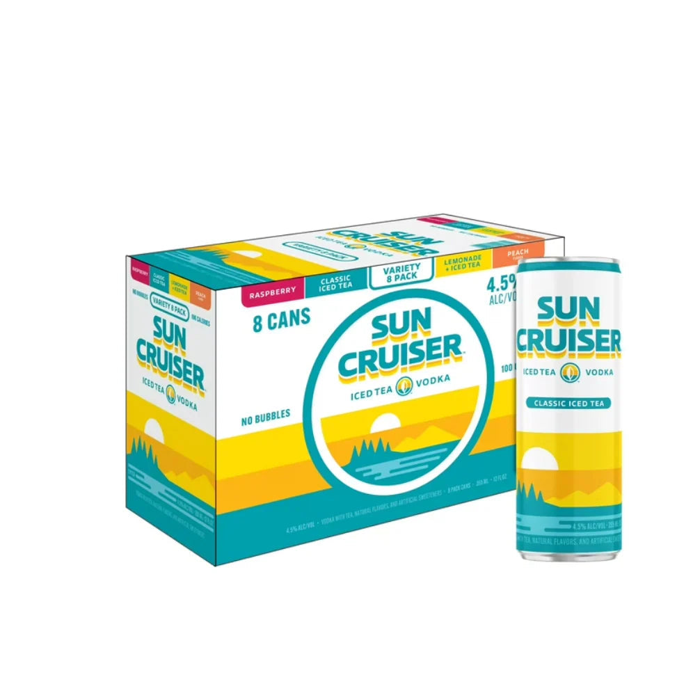 Sun Cruiser Iced Tea + Vodka RTDs Variety 12oz 8pk