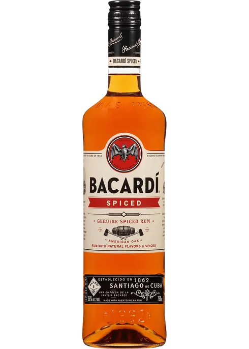 BACARDI RUM SPICED 70 750ML