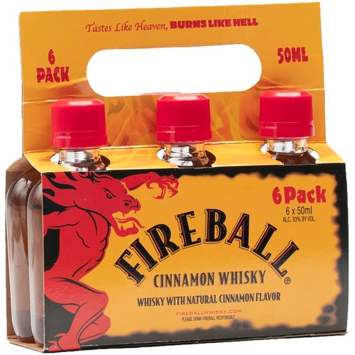 Fireball Cinnamon Whisky 50mL 6pk PET