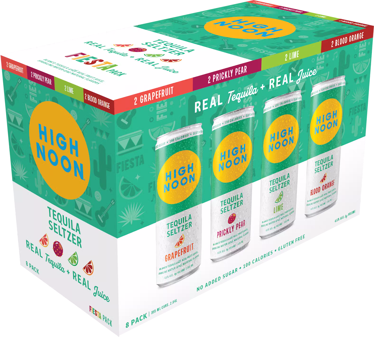 High Noon Tequila Fiesta Variety Pack 355mL 8pk