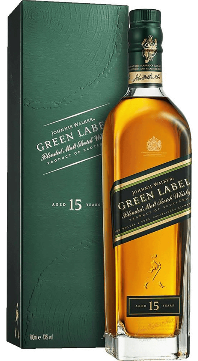 Johnnie Walker Scotch Green Label 15yr 750mL