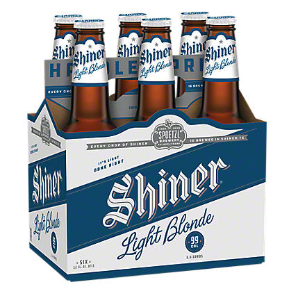 Shiner Light 12oz BTL 6pk