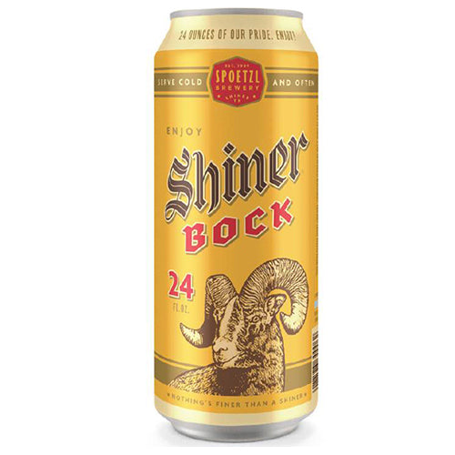 Shiner Bock 24oz Can