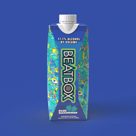 Beatbox Blue Razzberry RTD 500mL