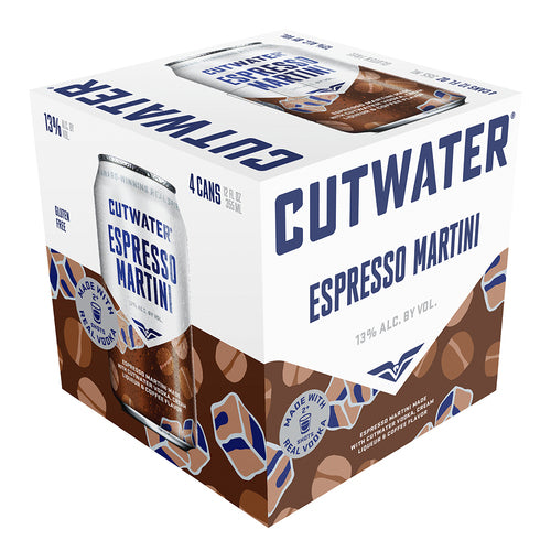 Cutwater Espresso Martini 12oz 4pk