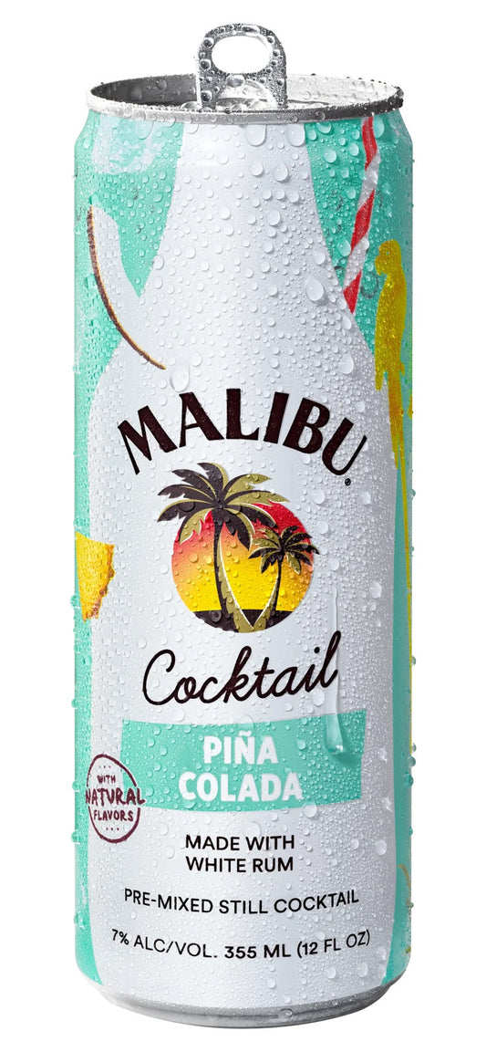Malibu Rum Pina Colada 355ml Single