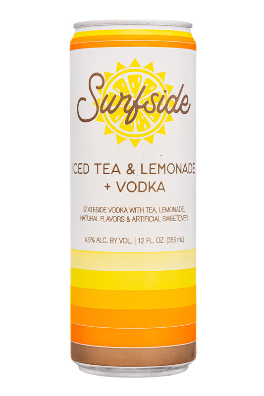 Surfside Iced Tea + Lemon & Vodka Single 12oz RTD