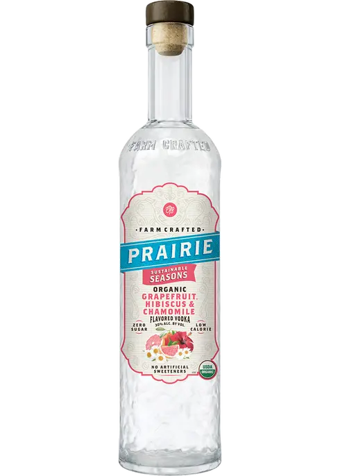 Prairie Vodka Grapefruit, Hibiscus and Chamomile 750mL