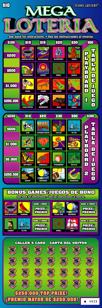 $10 Mega Loteria - #2669