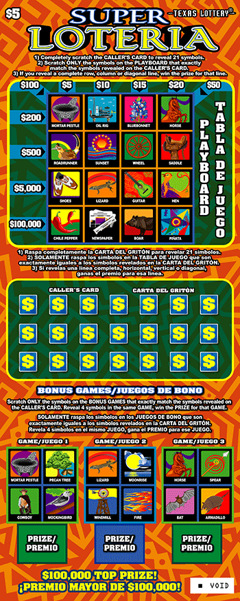 $5 Super Loteria - #2743