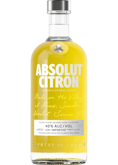 Absolut Vodka Citron 750mL