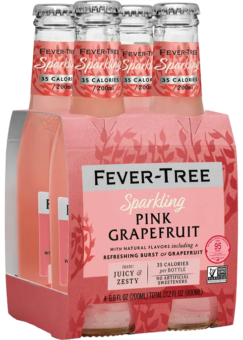 Fever Tree Pink Grapefruit Sparkling Water 6.8oz 4pk BTL