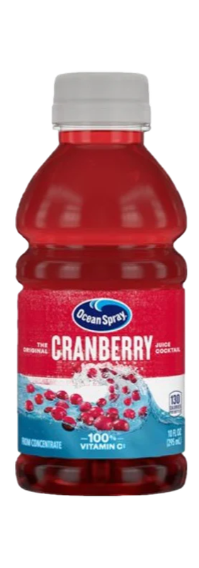 Ocean Spray Cranberry Juice 10oz Single PET