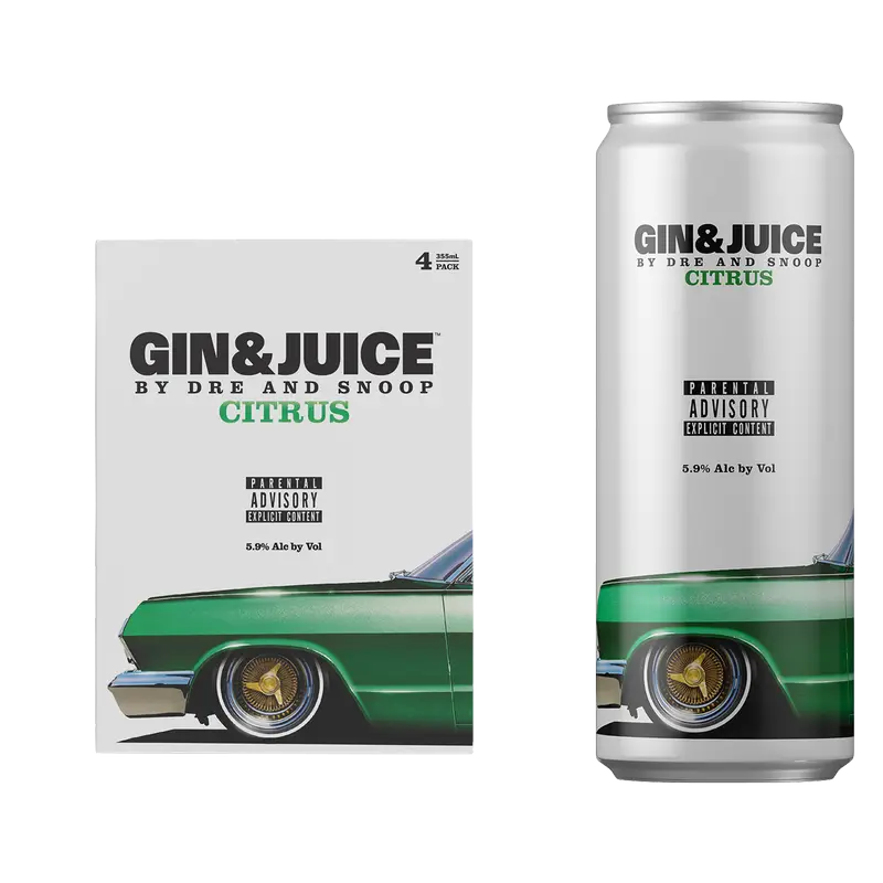 Gin & Juice Citrus 355mL 4pk