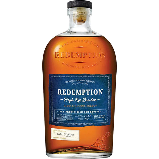Redemption High Rye BBN Single Barrel Select 750mL