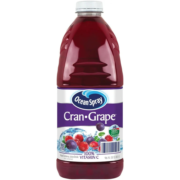 Ocean Spray Cranberry Grape Juice Cocktail 96fl oz PET