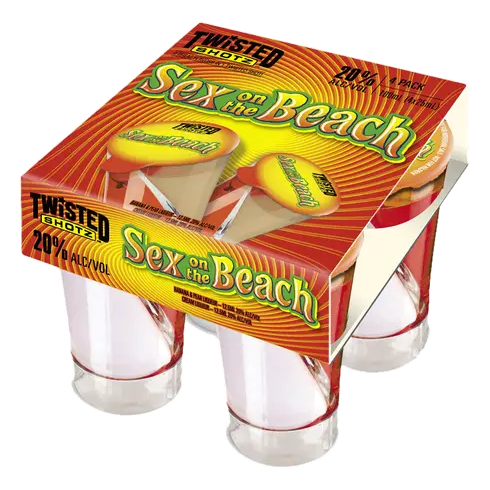 Twisted Shotz Sex On The Beach 4pk