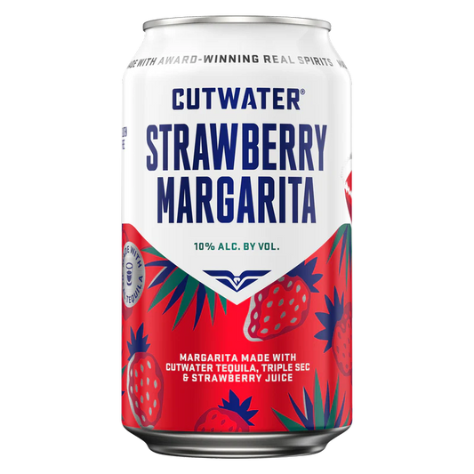Cutwater Strawberry Margarita 12oz Single