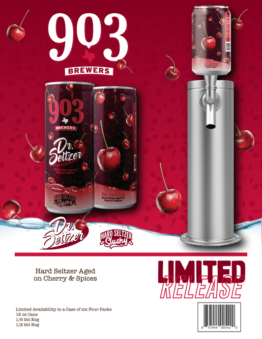 903 Brewers Dr. Seltzer Cherry Slushy 4pk