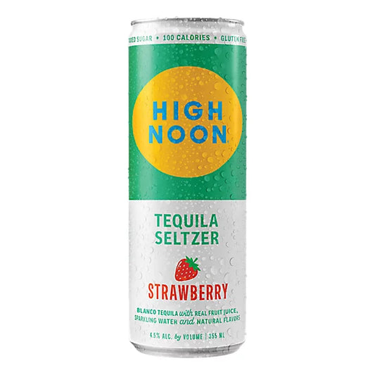 High Noon Tequila Seltzer RTD Cocktails Single 355ml -  Strawberry