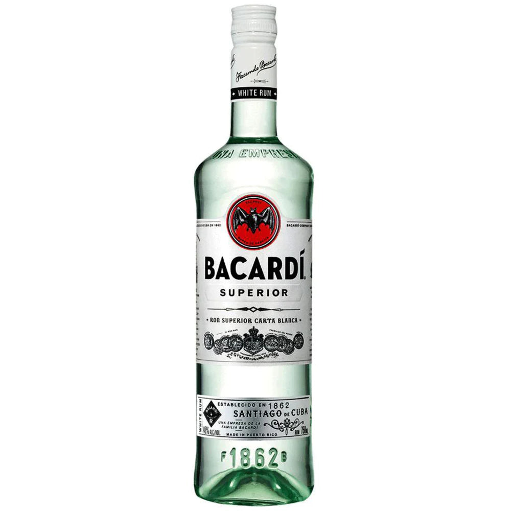 Bacardi Rum Superior White 750mL