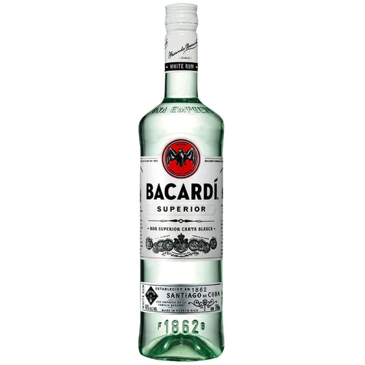 Bacardi Rum Superior White 750mL