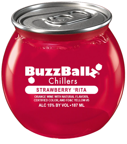 BuzzBallz Chillers Strawberry 'Rita 187mL