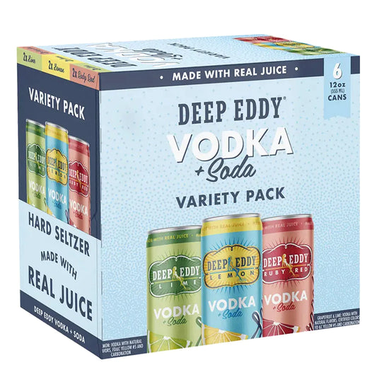 Deep Eddy Vodka Soda RTD Variety 12oz 6pk