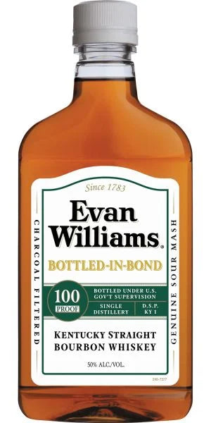 Evan Williams BBN White Label 100pf 375mL