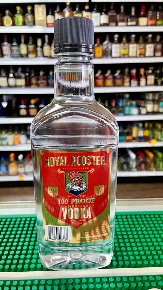 Royal Rooster Vodka 100pf 750mL PET