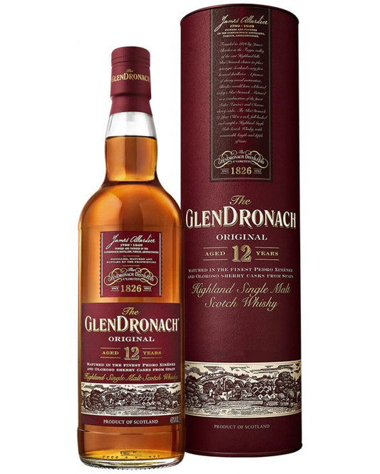 Glendronach 12yr Original Scotch Whisky 750ml BTL