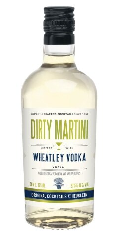 Heublein's Cocktail Wheatley Vodka Dirty Martini RTD 375ml