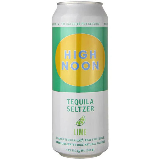 High Noon Tequila Seltzer RTD Cocktails Single 355ml -  Lime