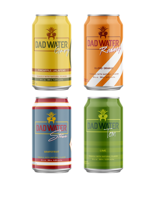 Dad Water Variety 12oz 6pk