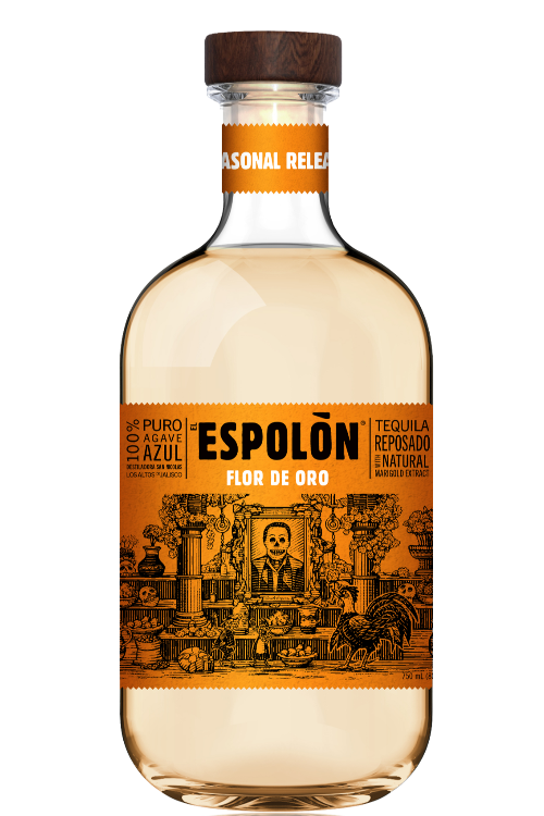 Espolon Tequila Reposado Flor De Oro 750mL